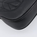 GUCCI Jackie Chain Shoulder Bag Leather Black Gold 001 4032 Auth BA15911M-17