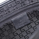 GUCCI Jackie Chain Shoulder Bag Leather Black Gold 001 4032 Auth BA15911M-19