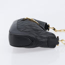 GUCCI Jackie Chain Shoulder Bag Leather Black Gold 001 4032 Auth BA15911M-3