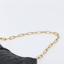GUCCI Jackie Chain Shoulder Bag Leather Black Gold 001 4032 Auth BA15911M-8