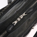 Balenciaga Giant Town Hand Bag Leather 2way Gray Silver 285434 Auth BA15913V-18