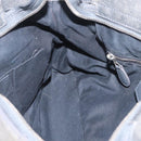 Balenciaga Giant Town Hand Bag Leather 2way Gray Silver 285434 Auth BA15913V-22