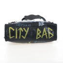 Balenciaga Classic City Graffiti Bag Leather 2way Black 431621 Auth BA15914M-13