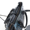 Balenciaga Classic City Graffiti Bag Leather 2way Black 431621 Auth BA15914M-6