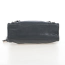 Balenciaga Classic Mini City Bag Leather 2way Gray Silver 300295 Auth BA15915M-13