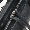 Balenciaga Classic Mini City Bag Leather 2way Gray Silver 300295 Auth BA15915M-18