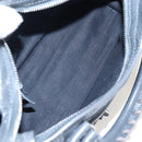 Balenciaga Classic Mini City Bag Leather 2way Gray Silver 300295 Auth BA15915M-22