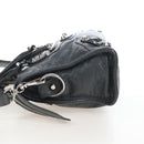 Balenciaga Classic Mini City Bag Leather 2way Gray Silver 300295 Auth BA15915M-4