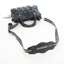 Balenciaga Classic Mini City Bag Leather 2way Gray Silver 300295 Auth BA15915M-9