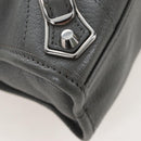 Balenciaga Classic Metal Edge City Mini Leather 2way Gray 390160 Auth BA15916M-15