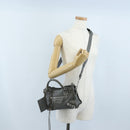Balenciaga Classic Metal Edge City Mini Leather 2way Gray 390160 Auth BA15916M-29
