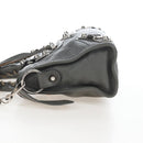 Balenciaga Classic Metal Edge City Mini Leather 2way Gray 390160 Auth BA15916M-4