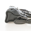 Balenciaga Classic Metal Edge City Mini Leather 2way Gray 390160 Auth BA15916M-5