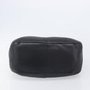 PRADA Shoulder Bag Vittero Dino Leather Black Gold Auth BA15917V-9