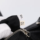 PRADA Shoulder Bag Leather Black Silver Auth BA15920M-11