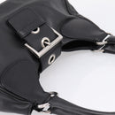 PRADA Shoulder Bag Leather Black Silver Auth BA15920M-6