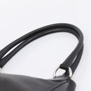 PRADA Shoulder Bag Leather Black Silver Auth BA15920M-8