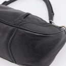 PRADA Shoulder Bag Leather Black Silver Auth BA15921M-16