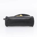 PRADA Shoulder Bag Leather Black Gold Auth BA15922M-5