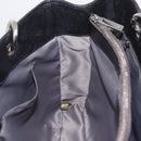 CHANEL Matelasse Chain Tote Bag Caviar Skin Black Silver CC Auth BA15924SAM-21
