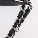 CHANEL Matelasse Chain Tote Bag Caviar Skin Black Silver CC Auth BA15924SAM-9