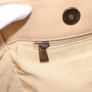 CHANEL Tote Bag Caviar Skin Beige CC Auth BA15925V-26