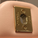 CHANEL Chain Matelasse 25 Shoulder Bag tweed Pink Gold CC Auth BA15926SM-29