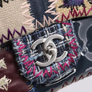 CHANEL Chain Limited Edition Patchwork Bag Denim Blue Silver CC Auth BA15927SM-18