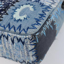 CHANEL Chain Limited Edition Patchwork Bag Denim Blue Silver CC Auth BA15929SM-16