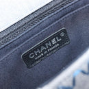 CHANEL Chain Limited Edition Patchwork Bag Denim Blue Silver CC Auth BA15929SM-22