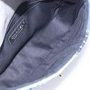 CHANEL Chain Limited Edition Patchwork Bag Denim Blue Silver CC Auth BA15929SM-9