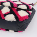 CHANEL Matelasse Chain Shoulder Bag ring Pink Gold CC Auth BA15930SM-10