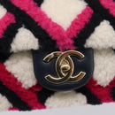 CHANEL Matelasse Chain Shoulder Bag ring Pink Gold CC Auth BA15930SM-15