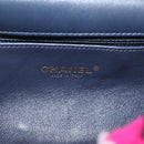 CHANEL Matelasse Chain Shoulder Bag ring Pink Gold CC Auth BA15930SM-17