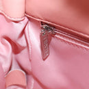CHANEL Chevron Chain Shoulder Bag Sequin Pink Silver CC Auth BA15931SM-23