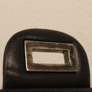 CHANEL Chain Matelasse 2.55 Shoulder Bag Leather Black Silver CC Auth BA15933A-10