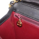 CHANEL Matelasse Chain Shoulder Bag Lamb Skin Black Gold CC Auth BA15934M-25