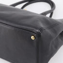 CHANEL Hand Bag Caviar Skin Black Gold CC Auth BA15936SAM-10