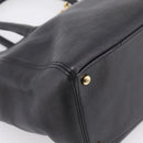 CHANEL Hand Bag Caviar Skin Black Gold CC Auth BA15936SAM-11