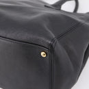 CHANEL Hand Bag Caviar Skin Black Gold CC Auth BA15936SAM-12