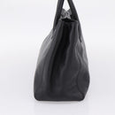 CHANEL Hand Bag Caviar Skin Black Gold CC Auth BA15936SAM-5