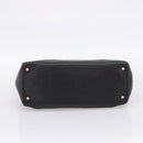 CHANEL Hand Bag Caviar Skin Black Gold CC Auth BA15936SAM-9