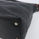 CHANEL Chain Shoulder Bag Caviar Skin Black Gold CC Auth BA15937M-9