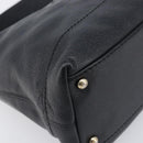 CHANEL Chain Shoulder Bag Caviar Skin Black Gold CC Auth BA15937M-14