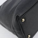 CHANEL Chain Shoulder Bag Caviar Skin Black Gold CC Auth BA15937M-16