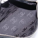 CHANEL Chain Shoulder Bag Caviar Skin Black Gold CC Auth BA15937M-11