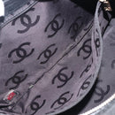 CHANEL Chain Shoulder Bag Caviar Skin Black Gold CC Auth BA15937M-21
