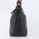 CHANEL Chain Shoulder Bag Caviar Skin Black Gold CC Auth BA15937M-3