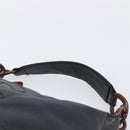 CHANEL Chain Shoulder Bag Caviar Skin Black Gold CC Auth BA15937M-8
