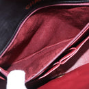 CHANEL Matelasse Chain Shoulder Bag Lamb Skin Black Gold CC Auth BA15942M-30